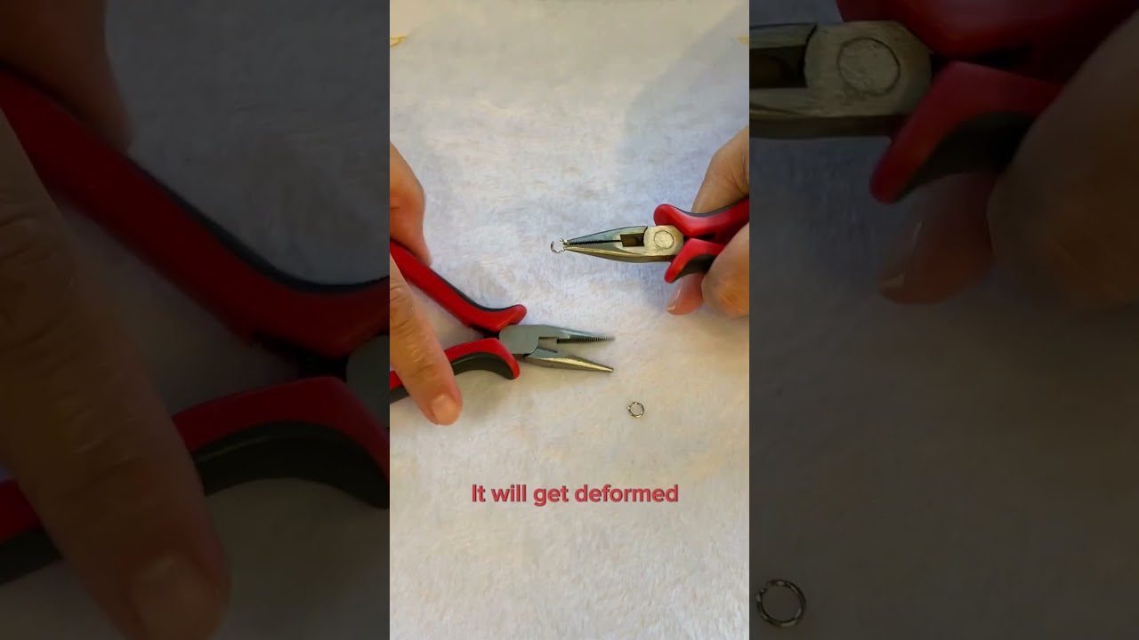 How to open jump rings ( the right way) 
