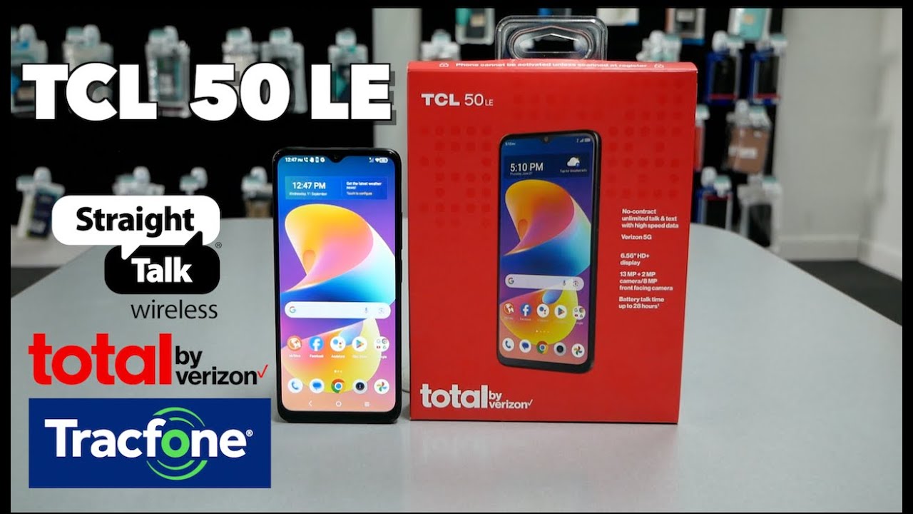 TCL 50 LE TCL 50 XE 5G Unboxing & Review For Straight talk, Total Wireless, Simple Mobile