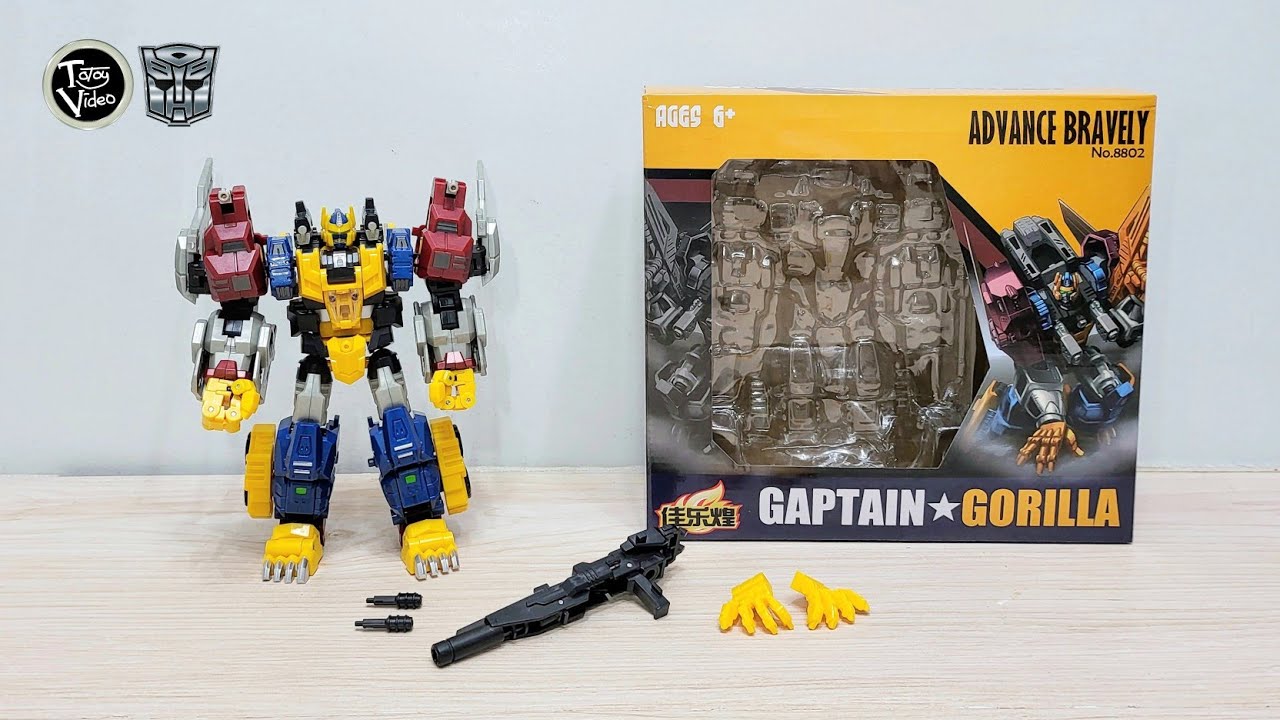 Advance Bravely No. 8802 Captain Gorilla - OPTIMAL OPTIMUS - Transformers: Beast Wars
