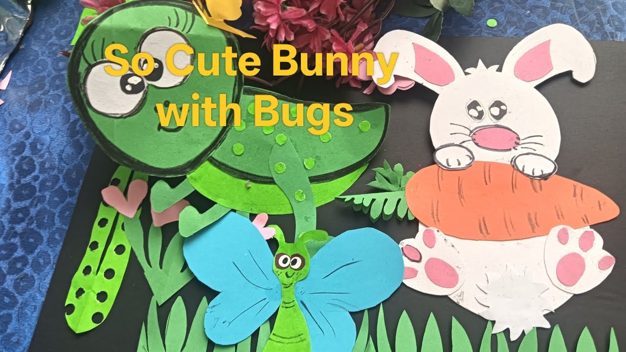 DIY #Cute Rabbit# paper craft 💕👏