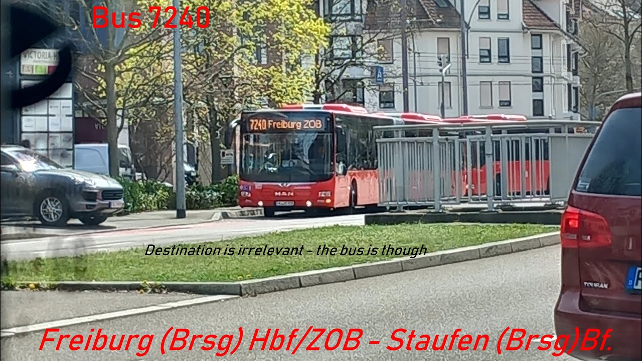 [06/04/23] Bus 7240: Freiburg ZOB - Staufen i. Br. Bahnhof