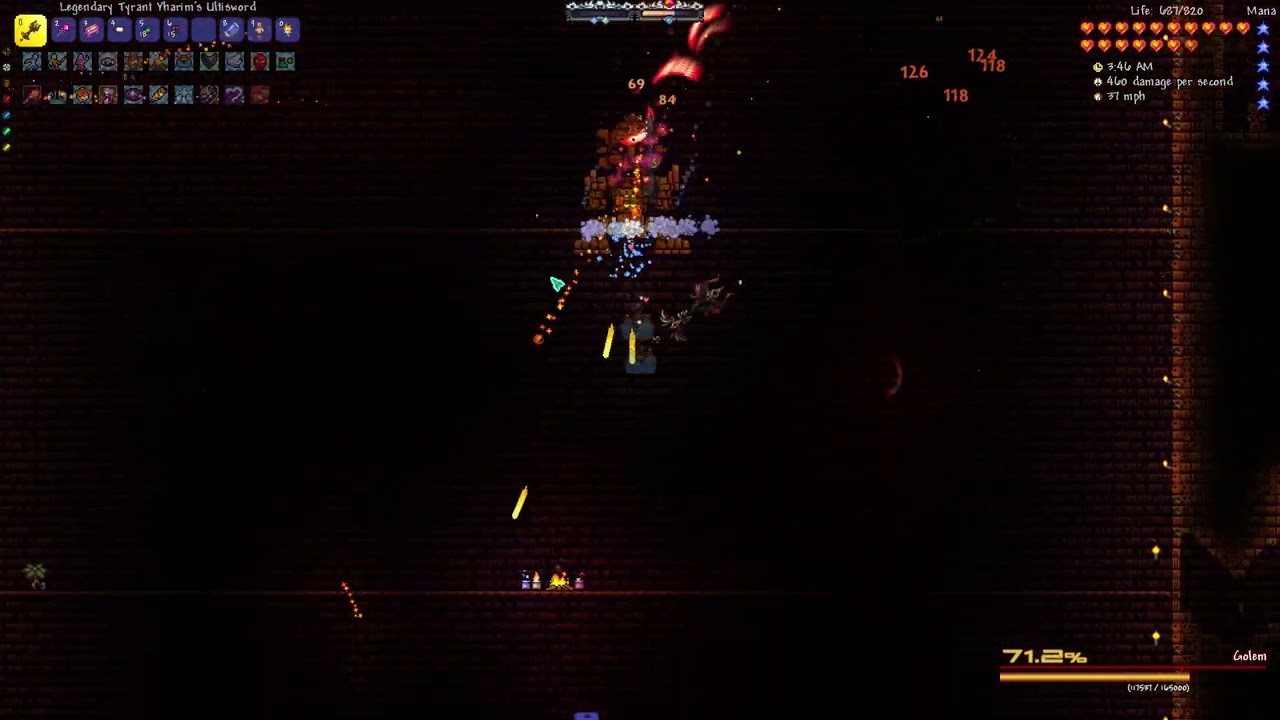 Golem (Melee) | Malice Death | Terraria Calamity Mod