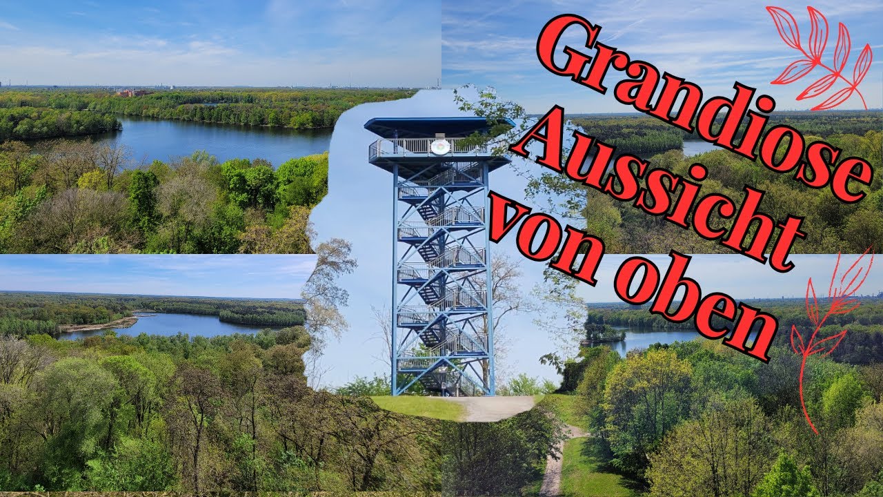 Aussichtsturm an der Sechs-Seen-Platte in Duisburg