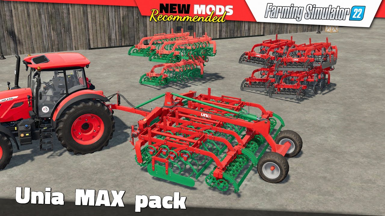 FS22 | Unia MAX Pack - Farming Simulator 22 New Mods Review 2K60