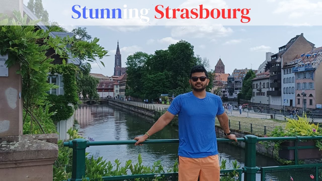 Walking tour of Strasbourg : France