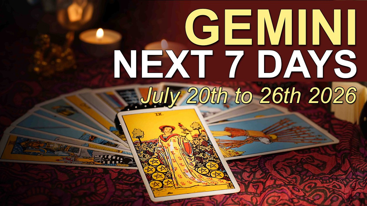 GEMINI Weekly Tarot &lsquo;SOMEONE MAKES YOU AN OFFER!&rsquo; July 20 - 26 2026 Intuitive Spiritual Guidance ✨