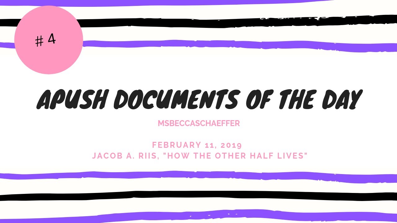 Jacob A. Riis, How the Other Half Lives