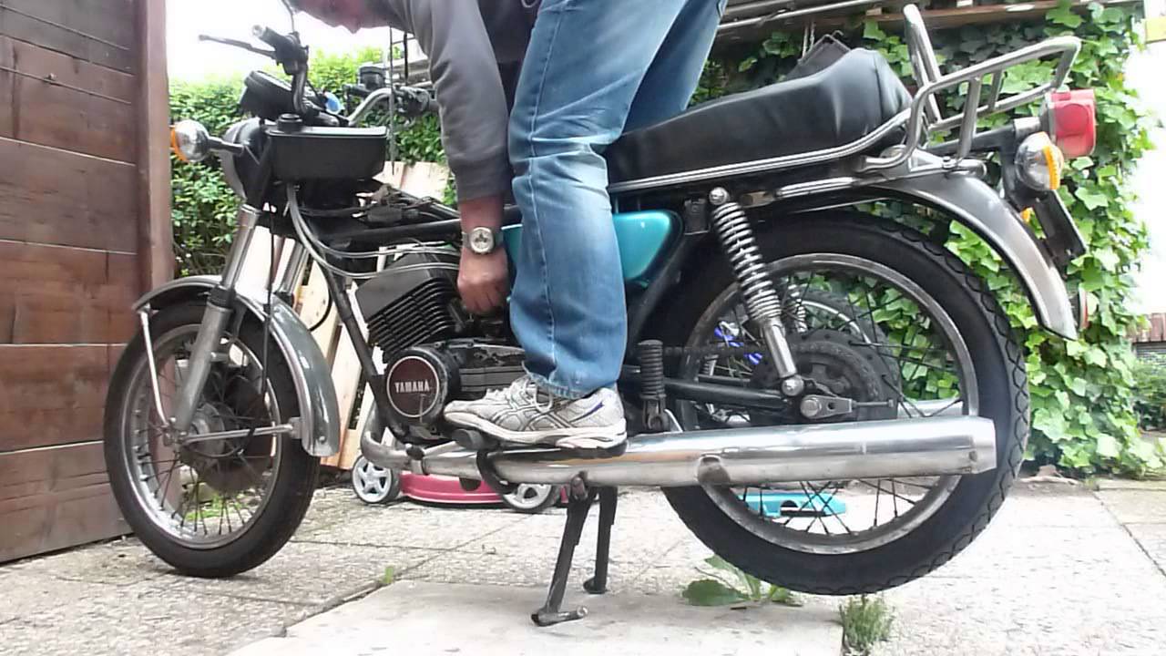 Yamaha RD 250 Typ 352 erster Start nach 20 Jahren