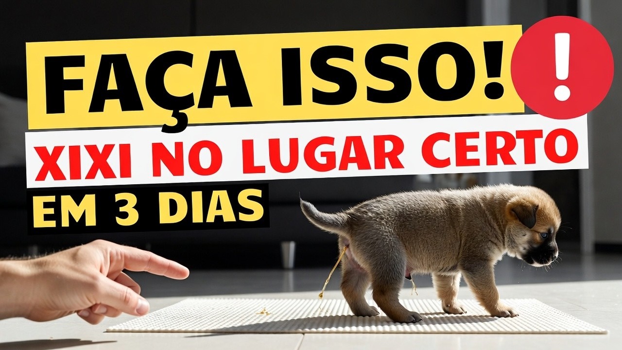 🐶 ADEUS, XIXI NO LUGAR ERRADO! O Guia Definitivo para Adestrar seu Pet