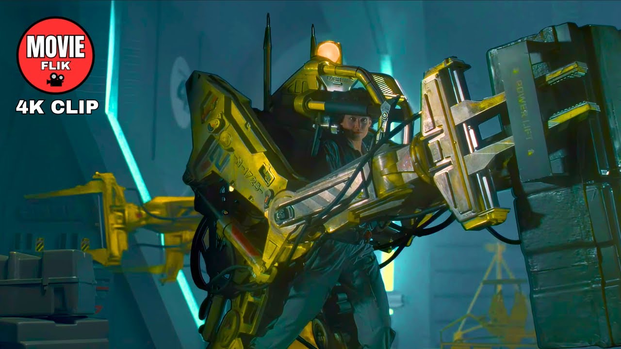 Using The Power Loader | Aliens (1986) | 4K Movie Clip