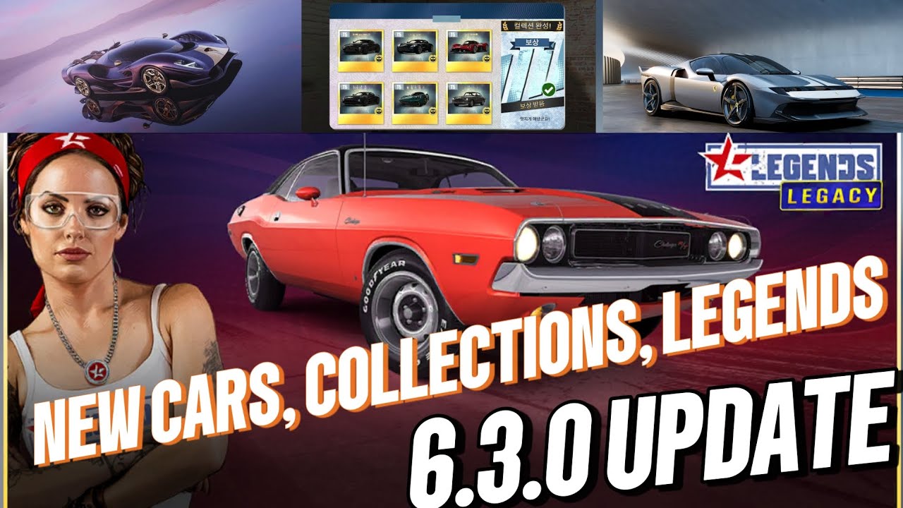 CSR2 | 6.3.0 Update | New cars, Collections, LEGNEDS Legacy info