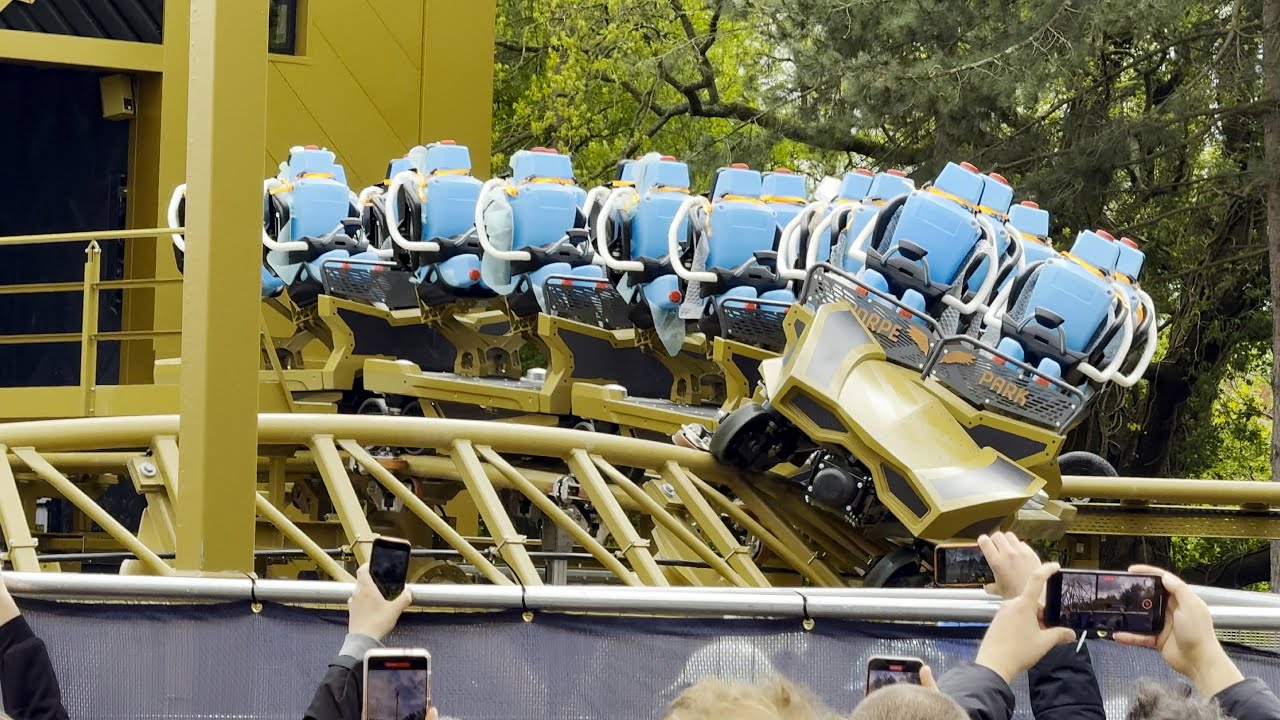 Hyperia First Test Run Compilation - Thorpe Park