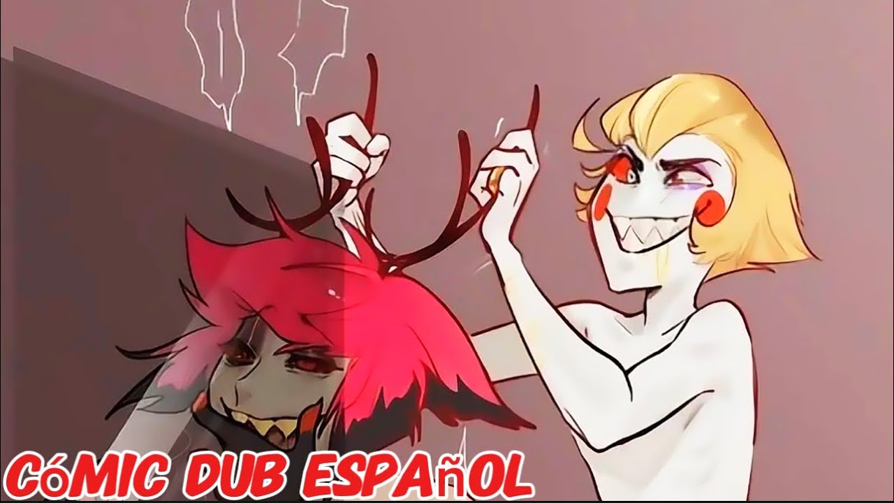 Castigo de novio😳 Lucifer x Alastor❤️‍🩹😍- cómic dub español
