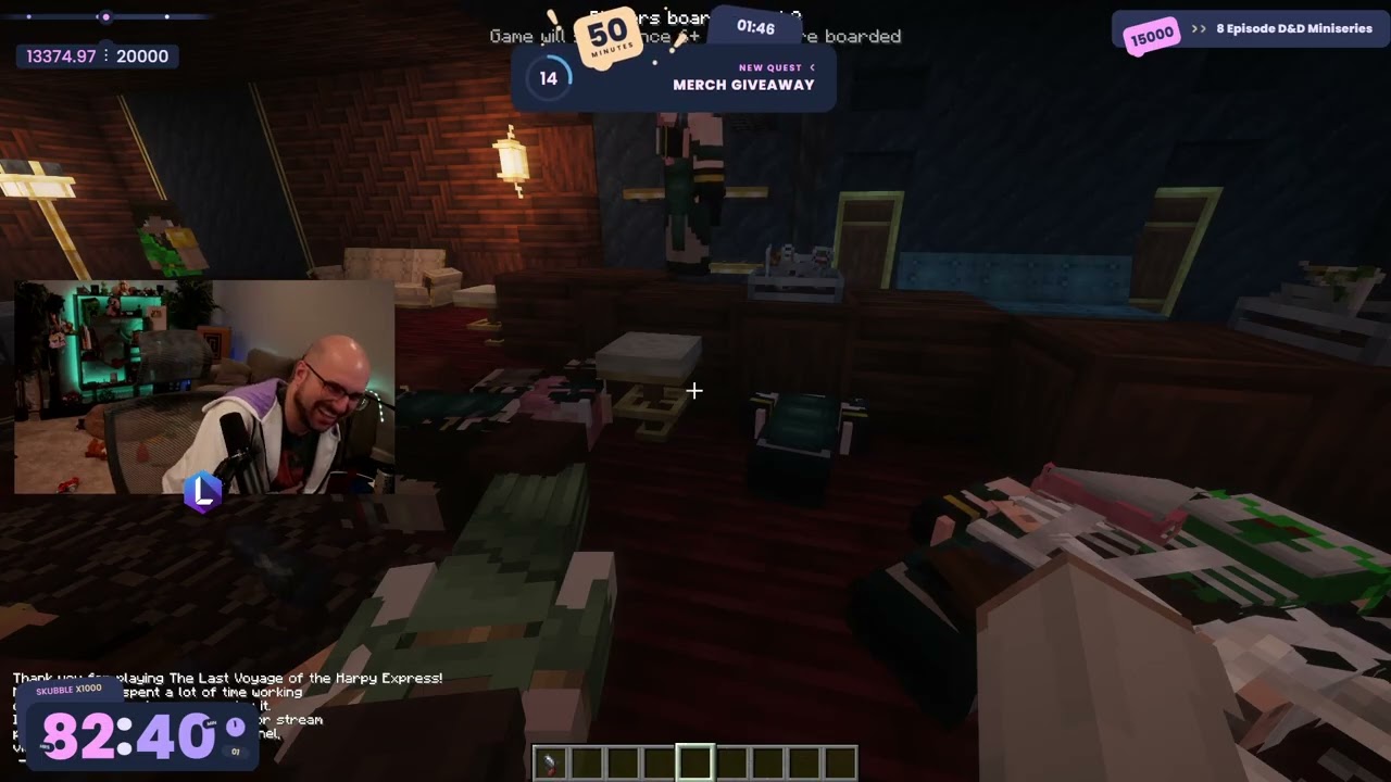 SUBATHON DAY 20!! Murder on the Harpy Express!