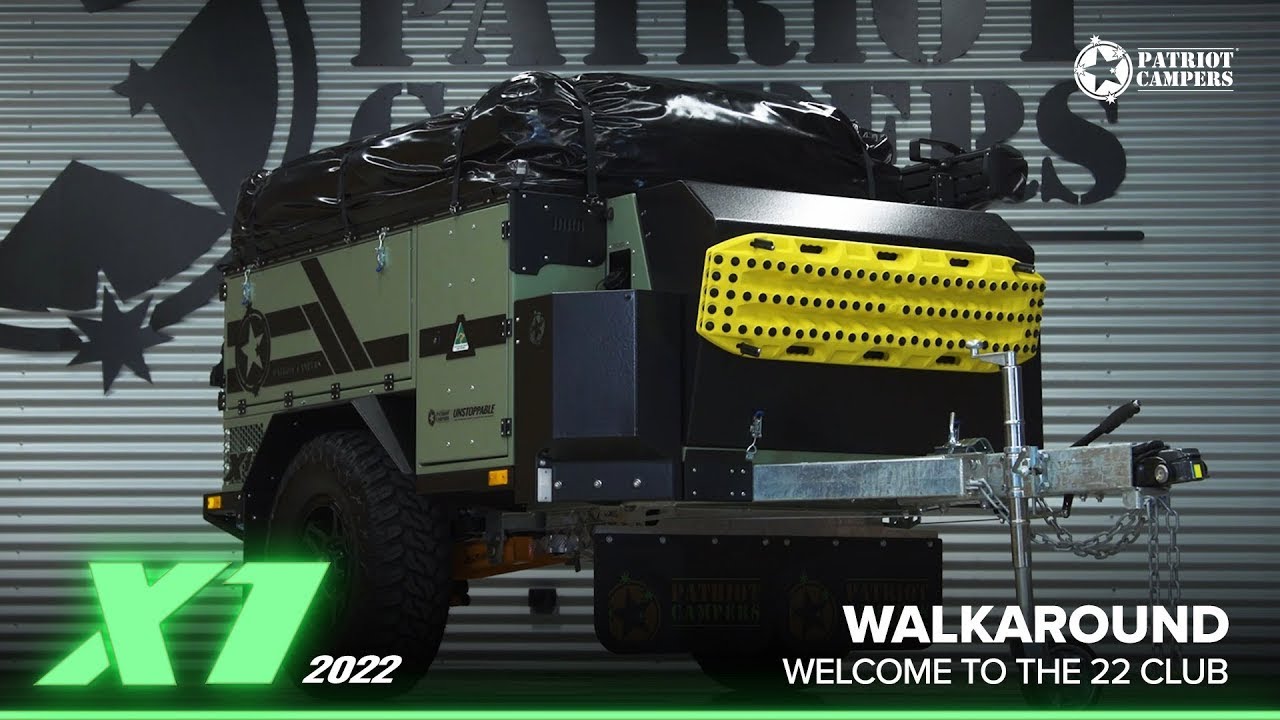 Неудержимый прицеп-кемпер 4x4 — X1 Walkaround 2022 — Patriot Campers