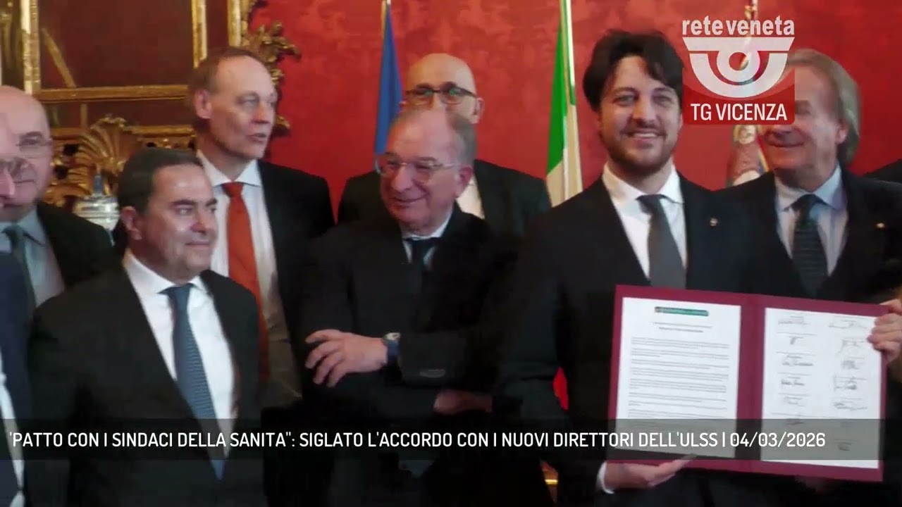 'PATTO CON I SINDACI DELLA SANITA'': SIGLATO L'ACCORDO CON I NUOVI DIRETTORI DELL'ULSS | 04/03/2026