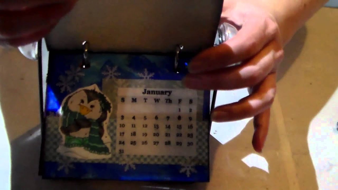 flip through calendar 1 - Mixed media