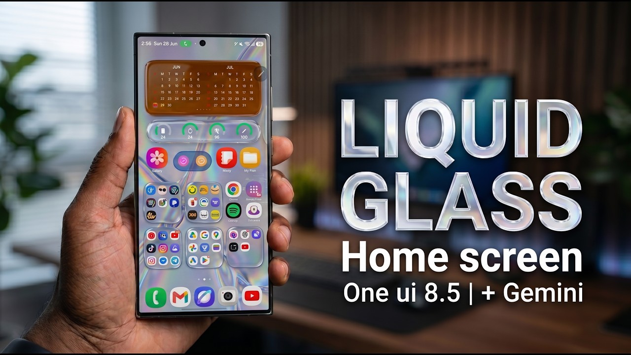One UI 8.5 Liquid Glass Widgets & 4 More Tricks for the Perfect Samsung Home Screen| Doitright_tech