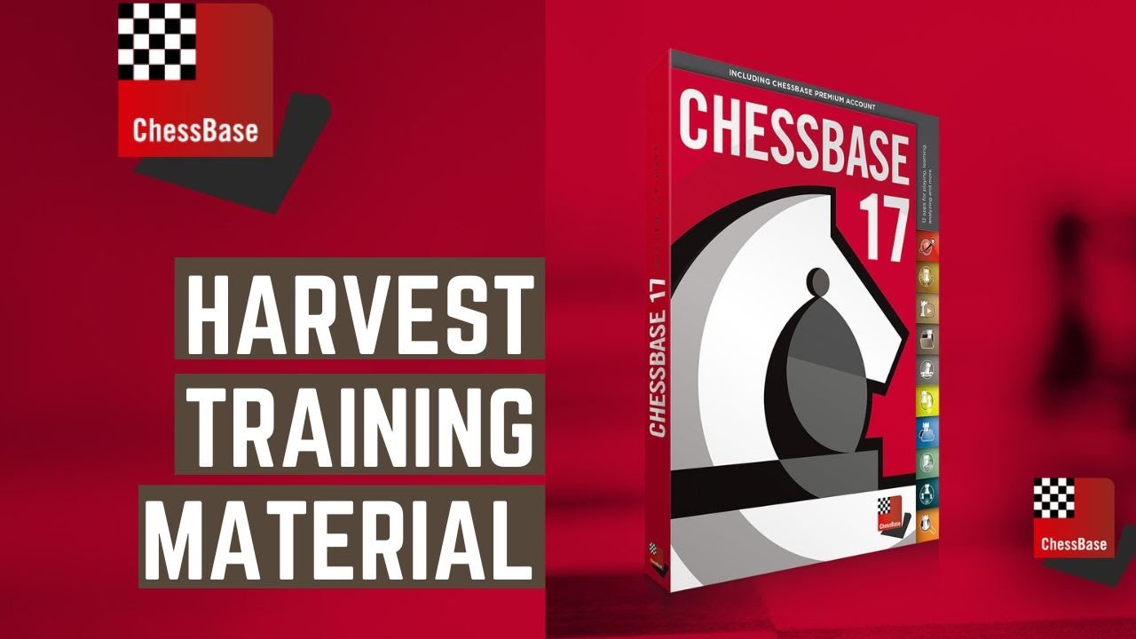 Chessbase 17 - How to Harvest Training Material | Start with maneuver instead of beginning of game