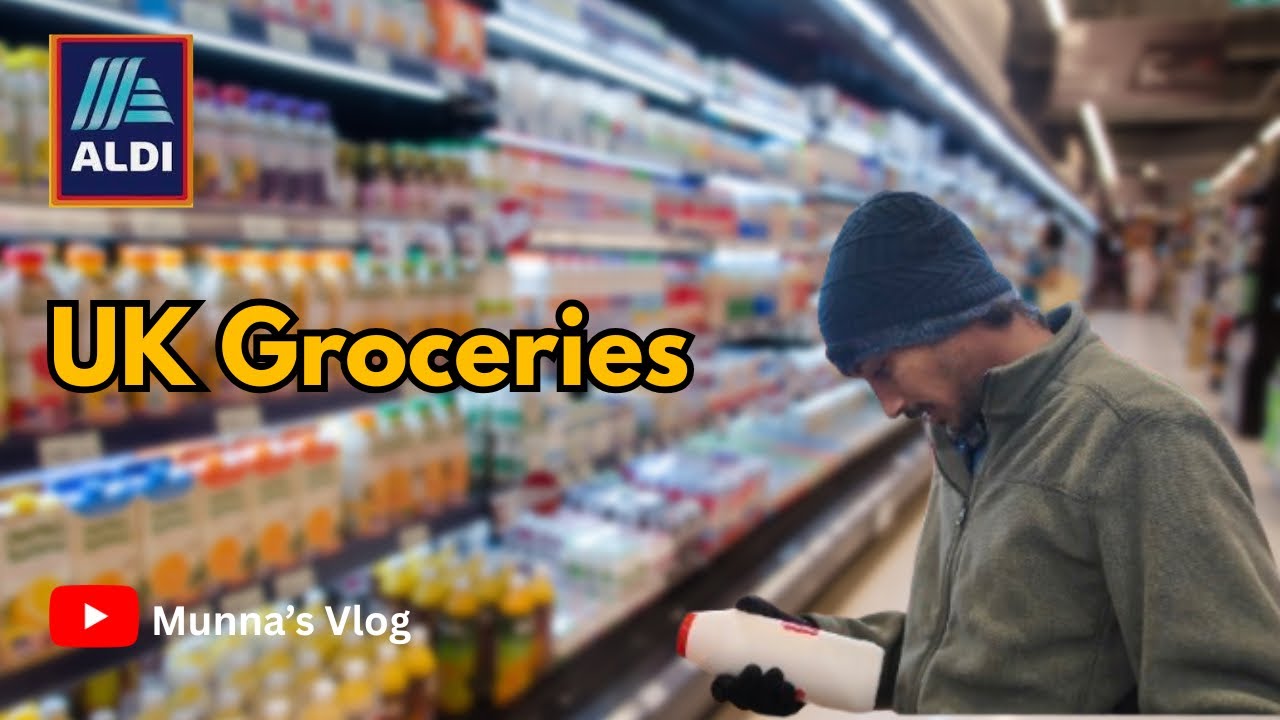 UK Groceries in ALDI Supermarket || India vs UK🇬🇧..