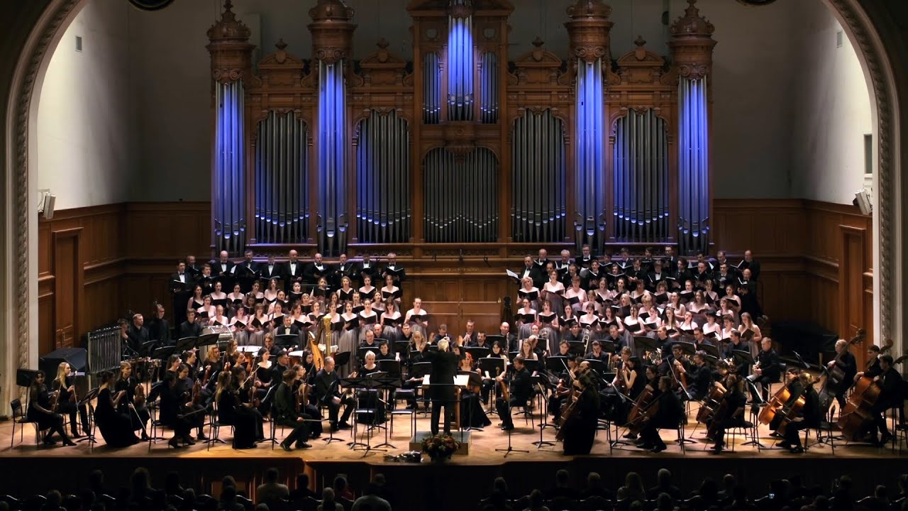 Академический хор и Симфонический оркестр МГУ. Концерт в БЗК II часть