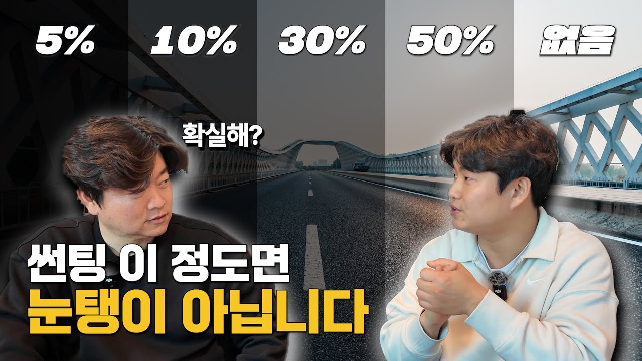 가성비 좋은 자동차 썬팅의 기준은 뭘까요? 썬팅집 사장님이 싫어하시는 영상 입니다.