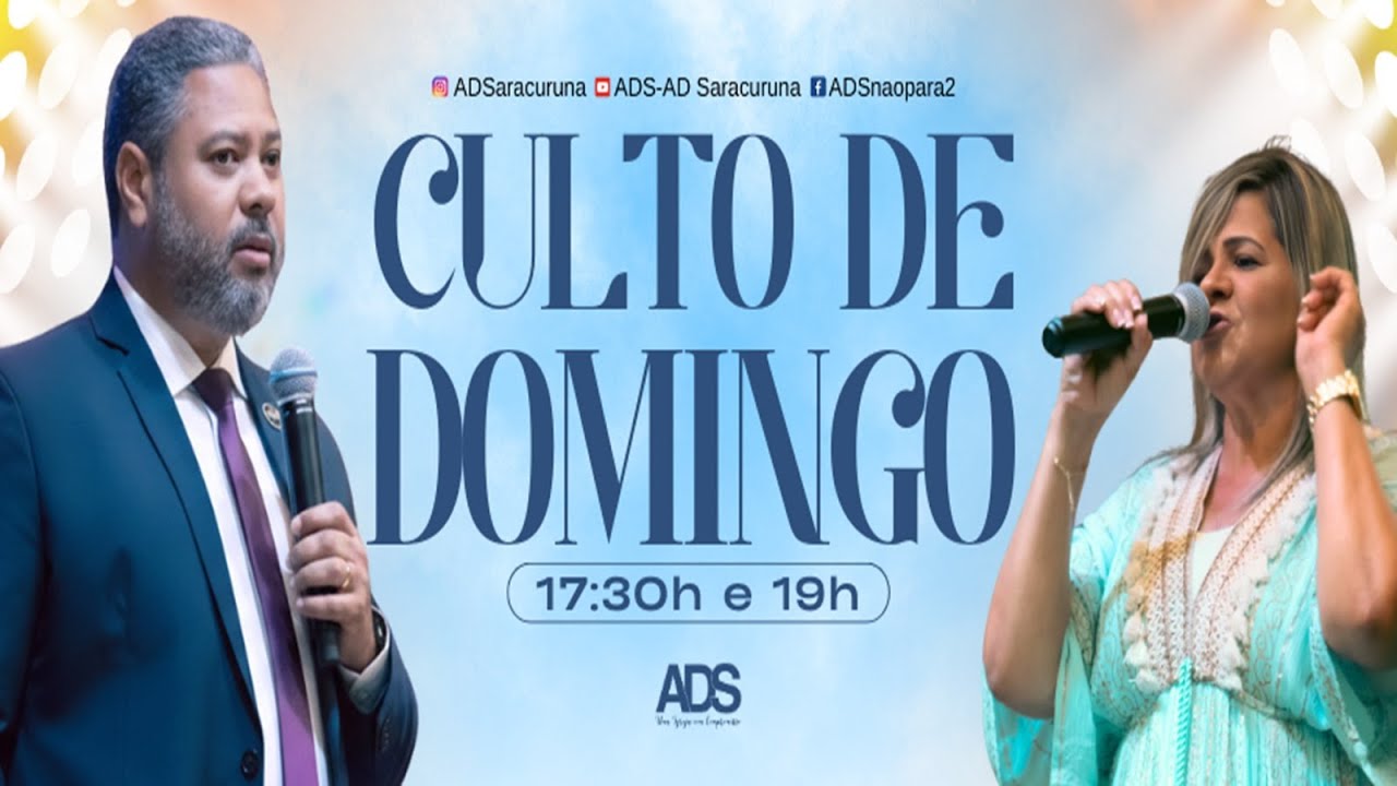 #Live – Culto de Celebração – 08/02/2026 – 19h - #ADS #AnoDaAproximação