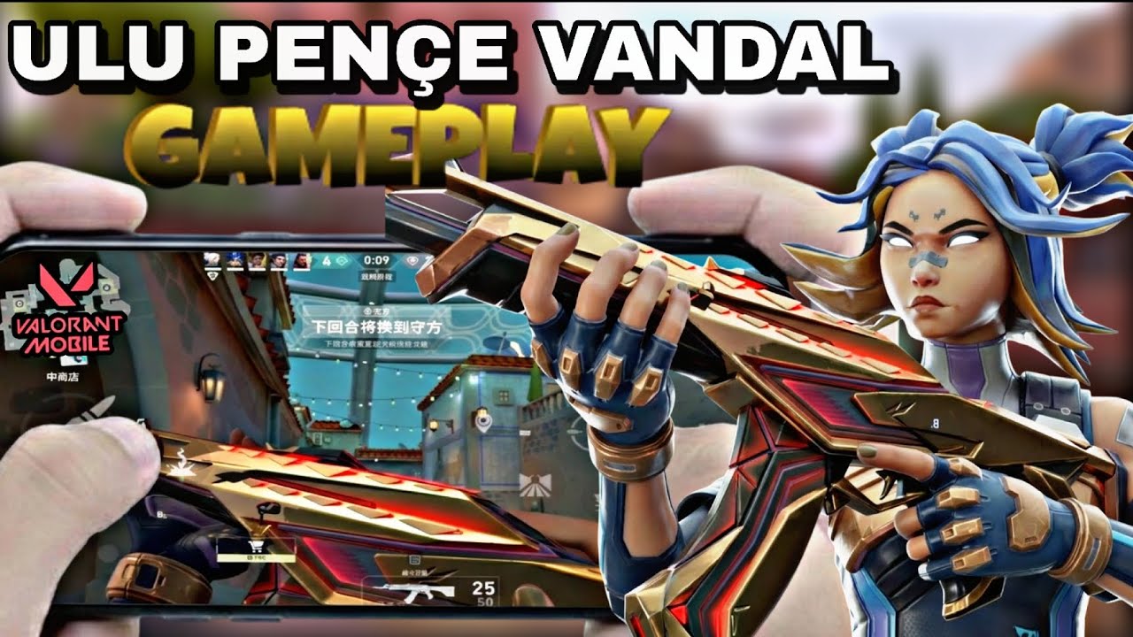 VALORANT MOBILE'DA ULU PENÇE VANDAL ALDIM! 😱🔥