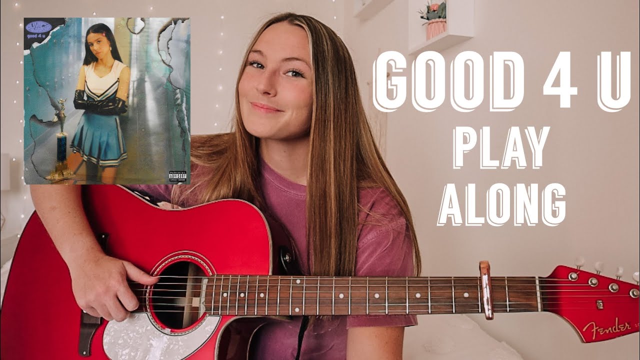 Olivia Rodrigo good 4 u Guitar Play Along // Nena Shelby