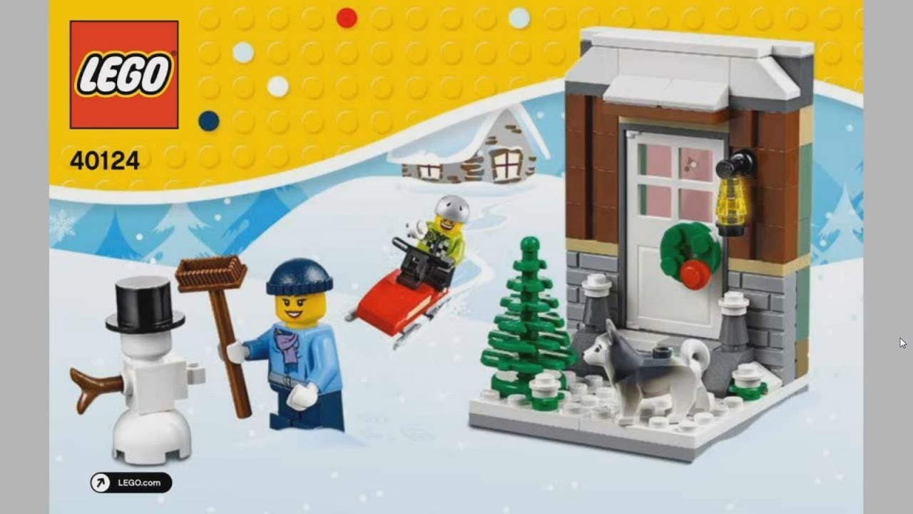 LEGO Creator 40124 WINTER FUN instruction