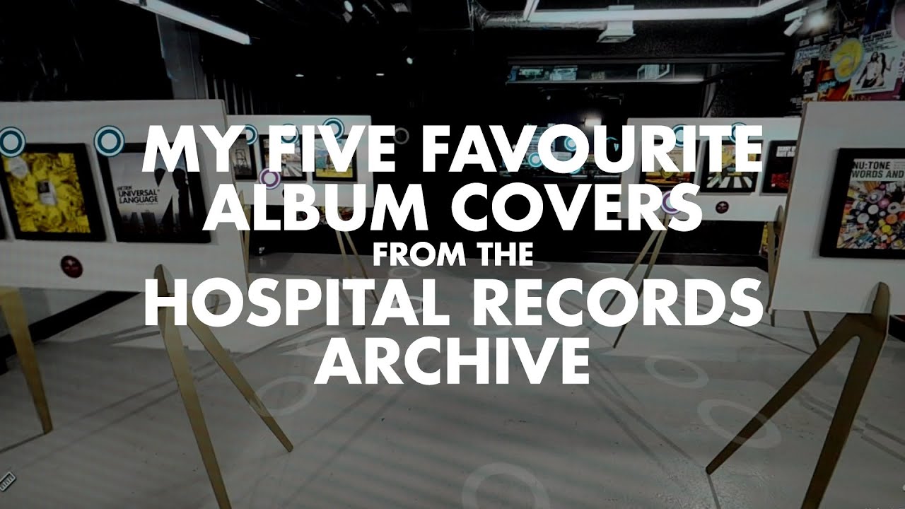 My top five album covers from the Hospital Records archive