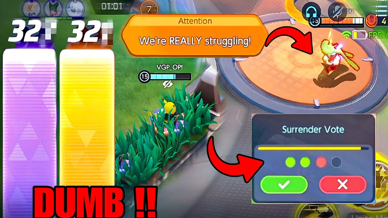 Tsreena's Over Smartness became his Dumbness 😂😂 | Pokemon unite