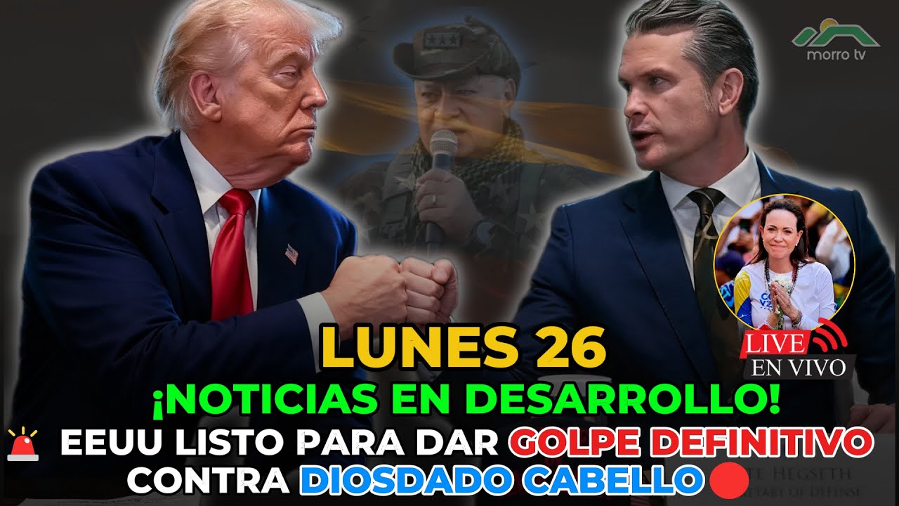 ESCENARIO ACTUAL EN VENEZUELA: EEUU LISTO PARA DAR EL GOLPE DEFINITIVO CONTRA  DIOSDADO CABELLO🔴