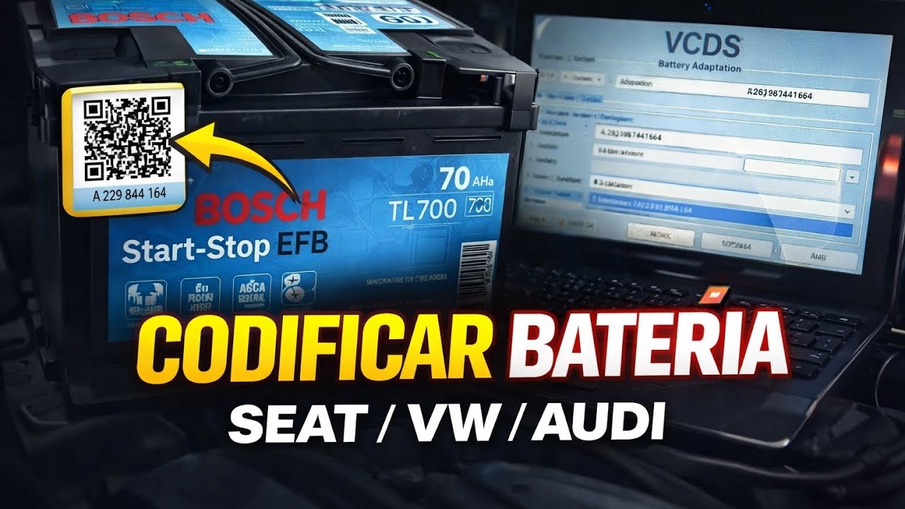 CAMBIAR Y CODIFICAR BATERÍA AUDI
