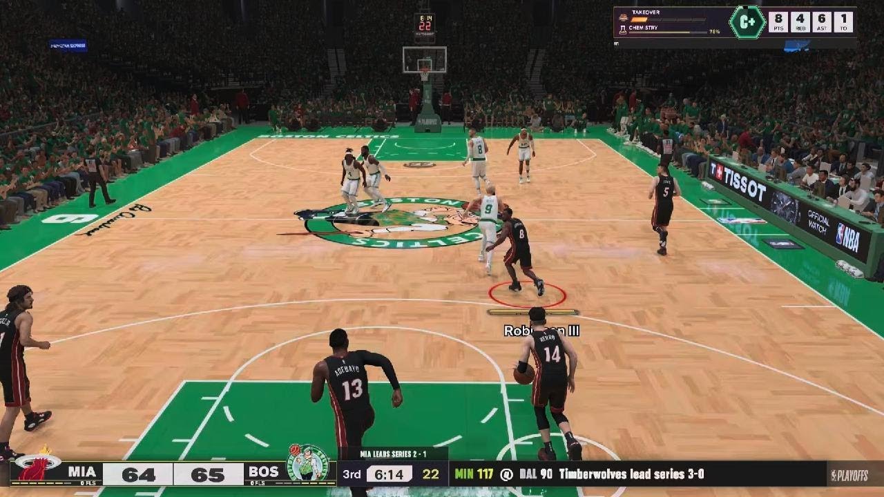 NBA 2K25 CAN BOSTON MAKE IT 2/2 OR WILL MIAMI GO UP 3/1 WATCH. (PART 2)