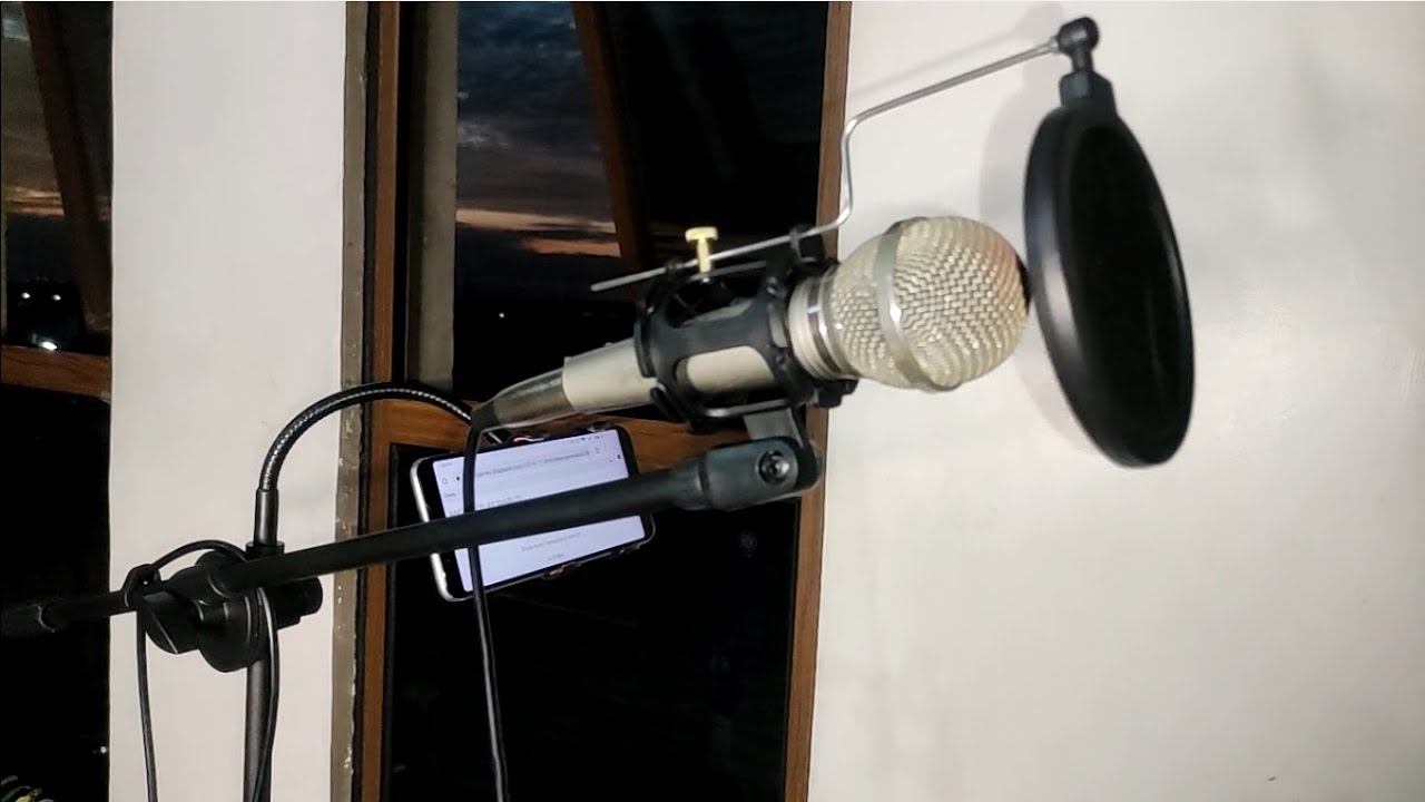Microphone Stand with Phone Holder [UNBOXING] [REVIEW]