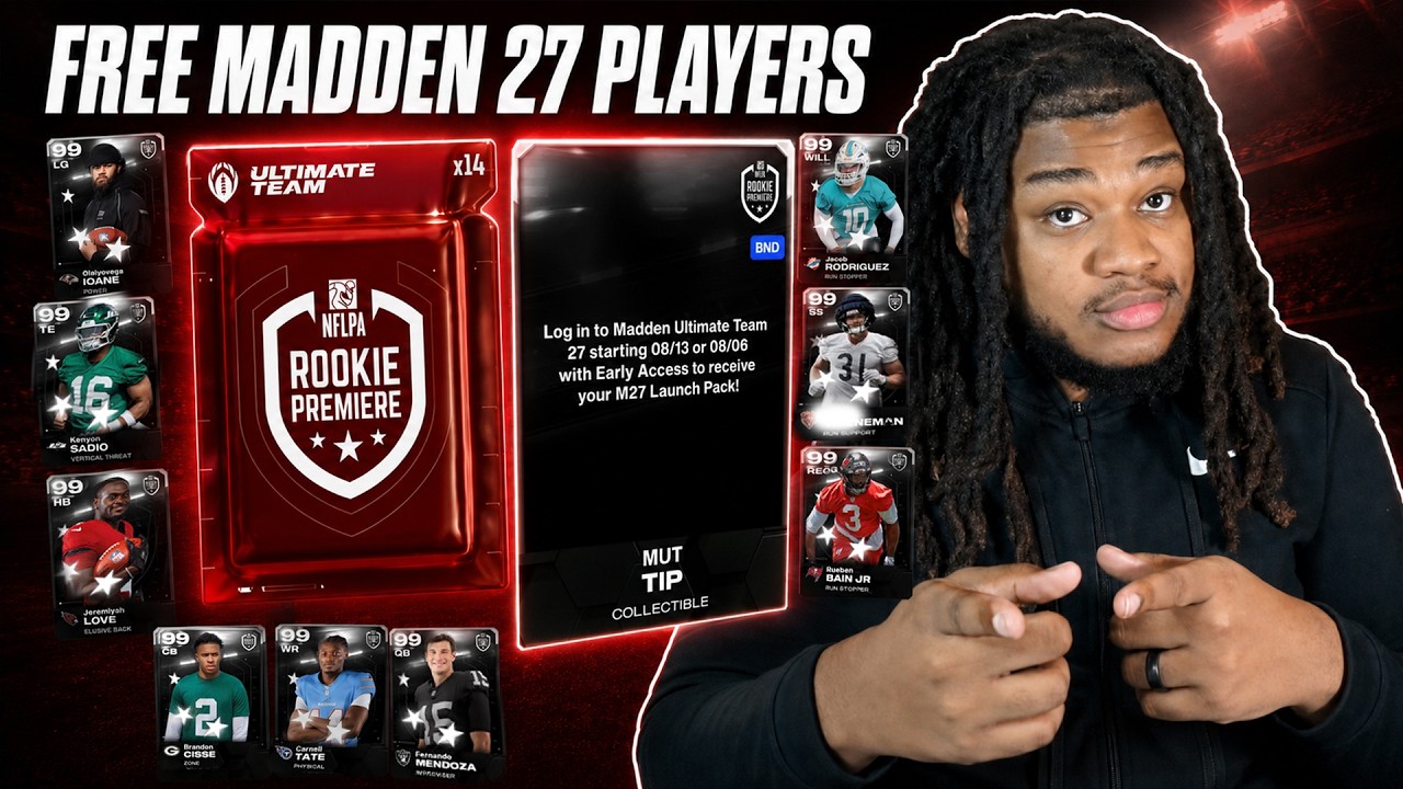 ПОЛУЧИТЕ БЕСПЛАТНЫХ ИГРОКОВ MADDEN 27 И СОБЕРИТЕ КОМАНДУ ПЕРВОГО ДНЯ! | MADDEN 26 ULTIMATE TEAM!