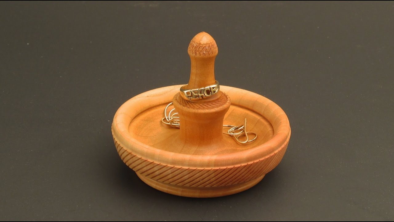How to woodturn a Ring Holder – Great Gift for the Holidays Part 1