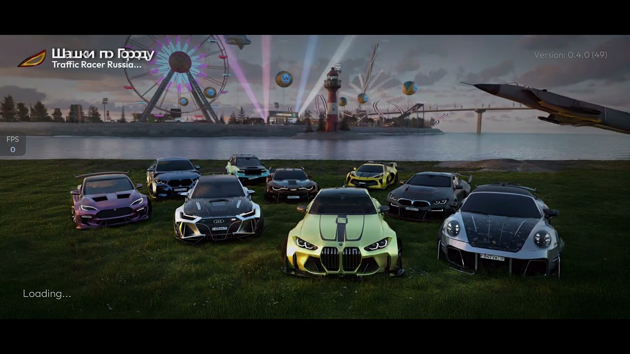 Trying out traffic racer Russian village