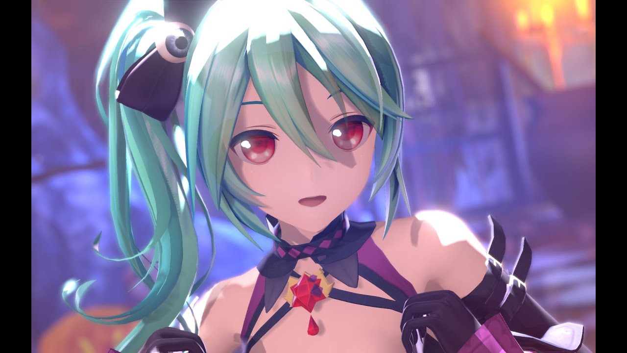 【VOCALOID MMD/4K/60FPS】Hatsune Miku【Mrs. Pumpkinの滑稽な夢】