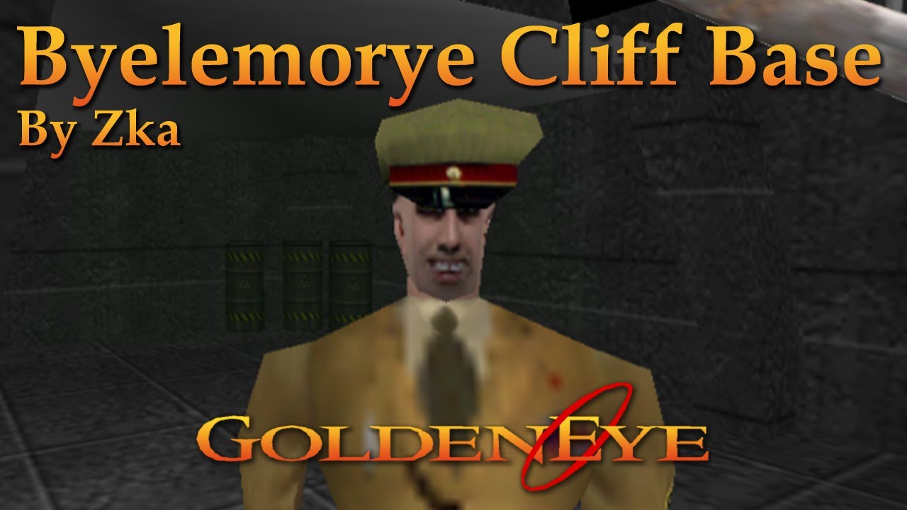 GoldenEye 007 N64 Custom Level - Byelemorye Cliff Base