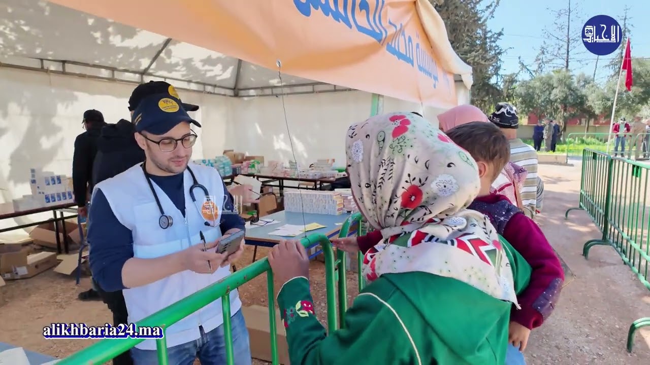بالفيديو   مؤسسة محمد الخامس للتضامن تنظم قافلة طبية كبرى لفائدة ساكنة واد أمليل