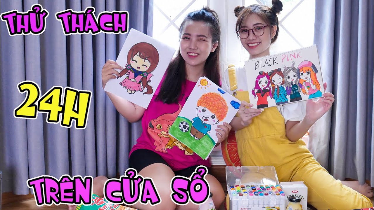 Thử Thách 24h Sống Trên Cửa Sổ Chỉ Vẽ - Video Độc Nhất Vô Nhị