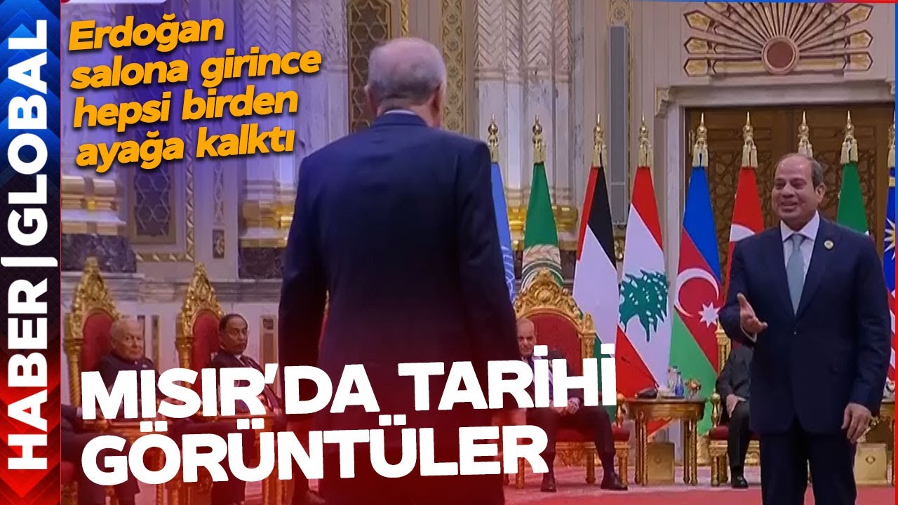 La puissance de la Turquie en Égypte : Les dirigeants se sont levés à l'entrée du président turc.