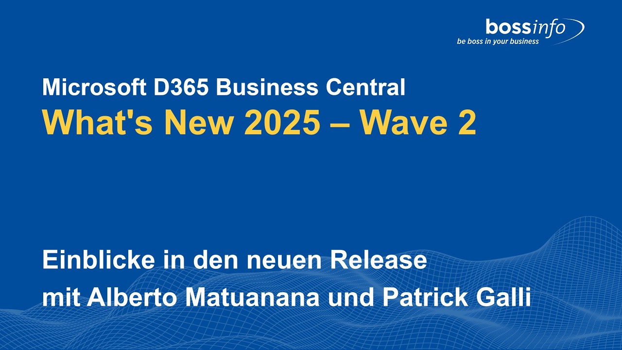 What's New 2025– Wave 2