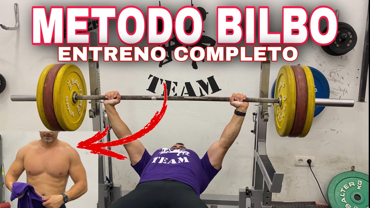 ENTRENAMIENTO de PECTORAL con el METODO BILBO - 130 kg press banca - Tips mejora fuerza powerlifting