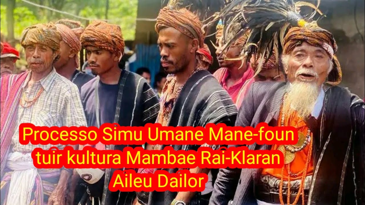 Processo Simu Umane Mane foun tuir kultura Mambae Rai klaran Aileu Dailor