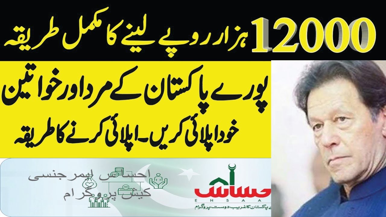 How to Apply For Ehsaas Emergency Cash Program online
