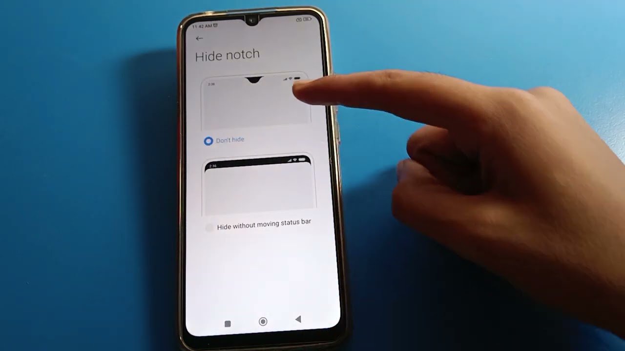 Notch Hide Redmi A1 plus, how to hide notch in redmi phone