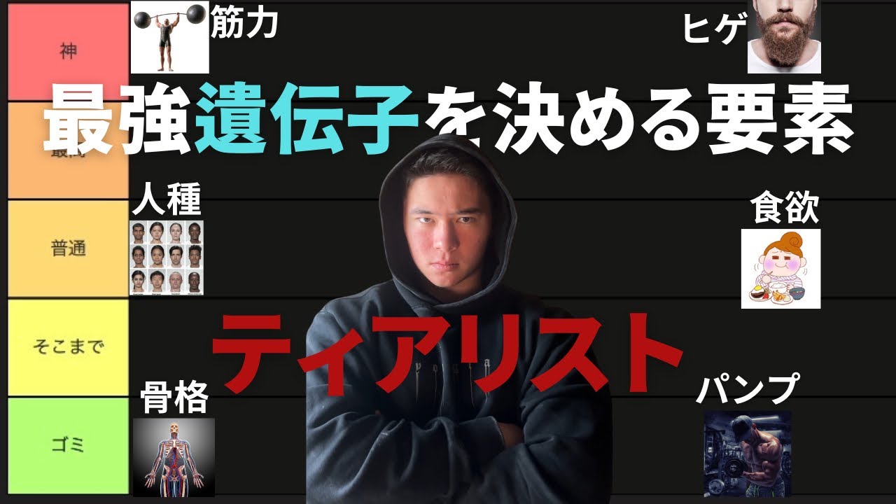 最強遺伝子を持っているかを決める要素ティアリスト